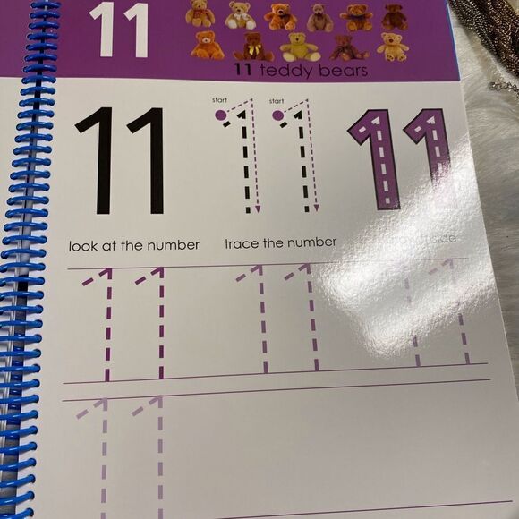 Priddy Learning Early Learning Wipe Clean Workbook with pen included for Ages 3+ - Picture 4 of 7